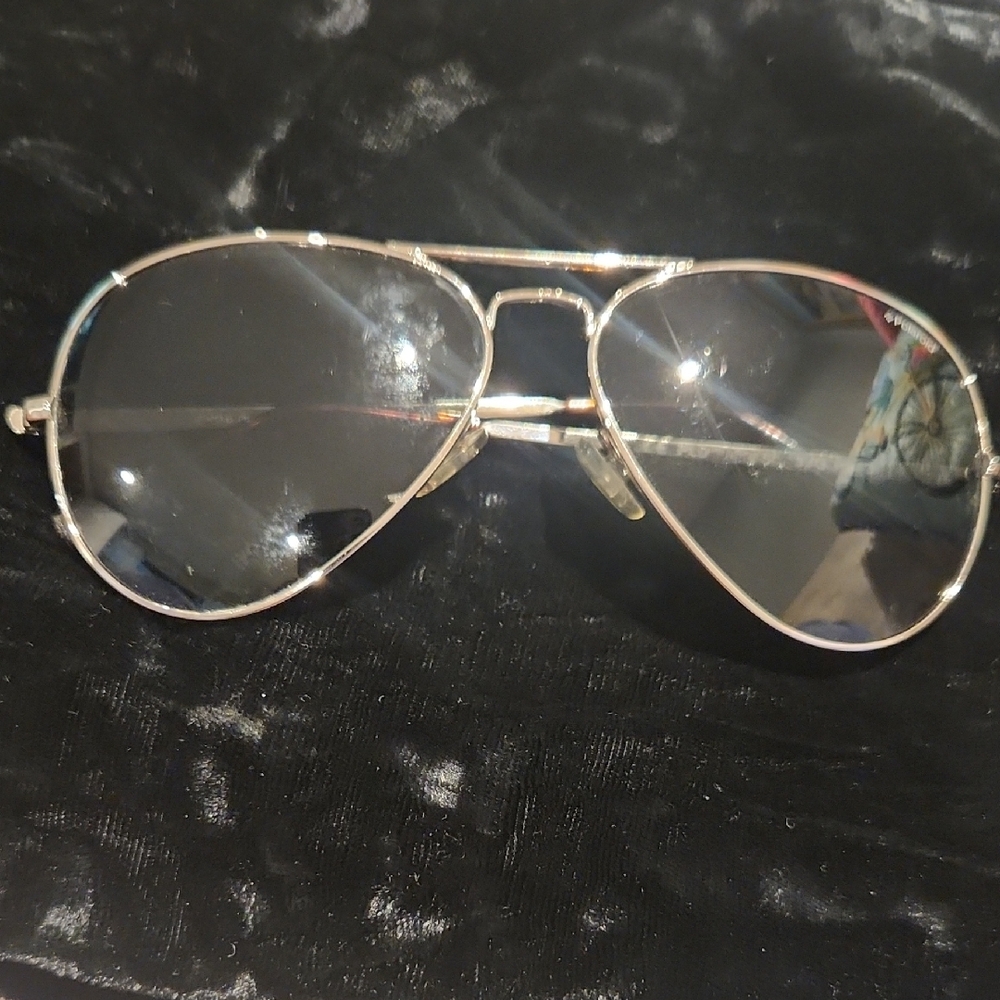 Polaroid Metallic Aviator Glasses